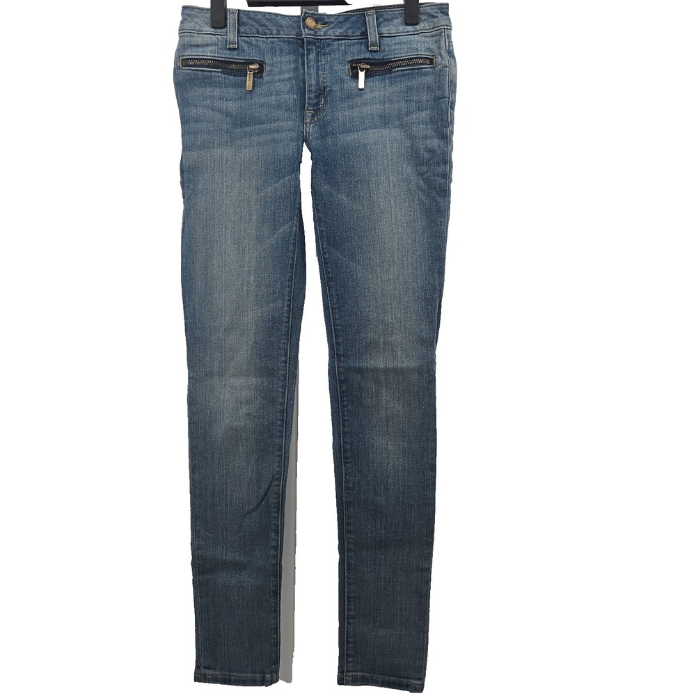 MK Michael Kors Women's 2 Skinny Jeans Zippered Pockets